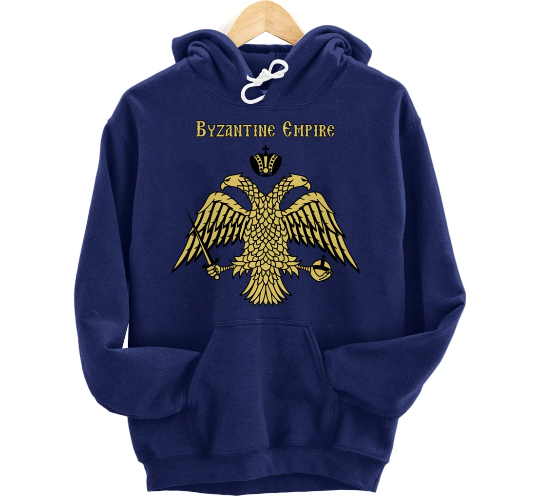 Byzantine Empire Double Headed Eagle Constantinople Pullover Hoodie
