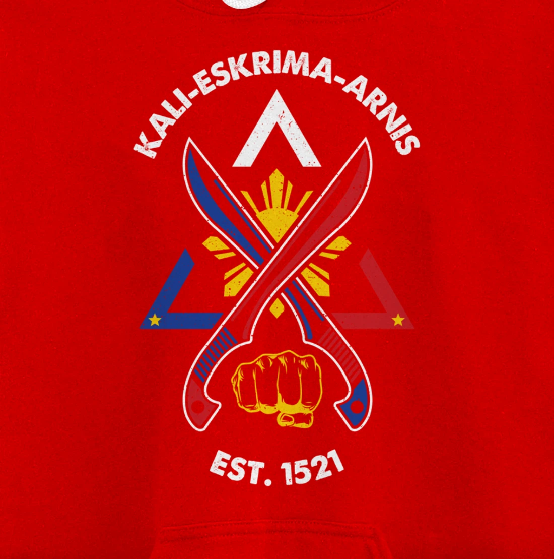 Kali eskrima arnis filipino martial arts eskrimador Pullover Hoodie