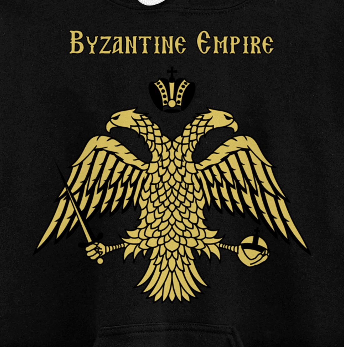 Byzantine Empire Double Headed Eagle Constantinople Pullover Hoodie
