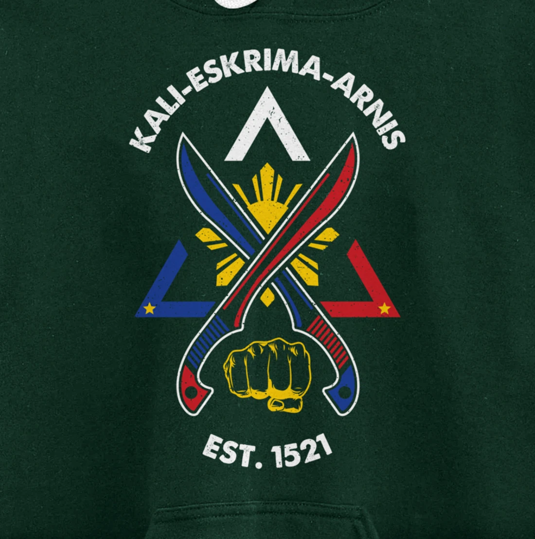 Kali eskrima arnis filipino martial arts eskrimador Pullover Hoodie