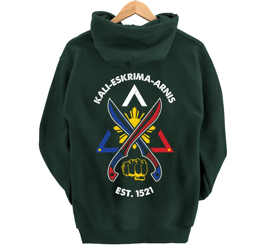 Kali eskrima arnis filipino martial arts eskrimador Pullover Hoodie