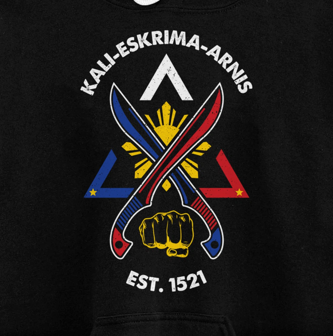 Kali eskrima arnis filipino martial arts eskrimador Pullover Hoodie