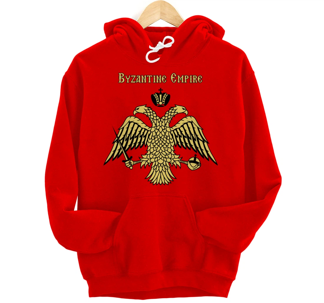 Byzantine Empire Double Headed Eagle Constantinople Pullover Hoodie