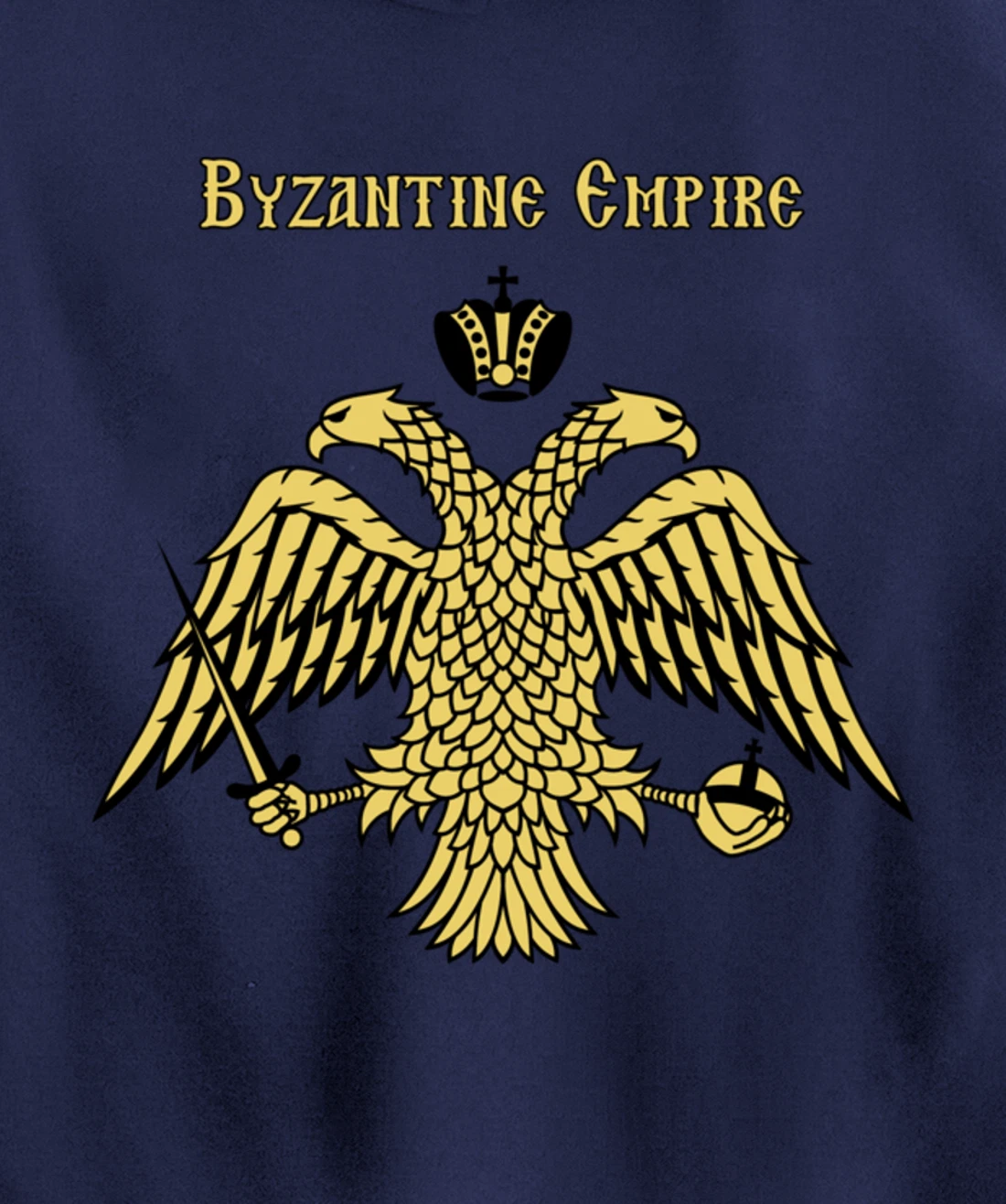 Byzantine Empire Double Headed Eagle Constantinople Pullover Hoodie
