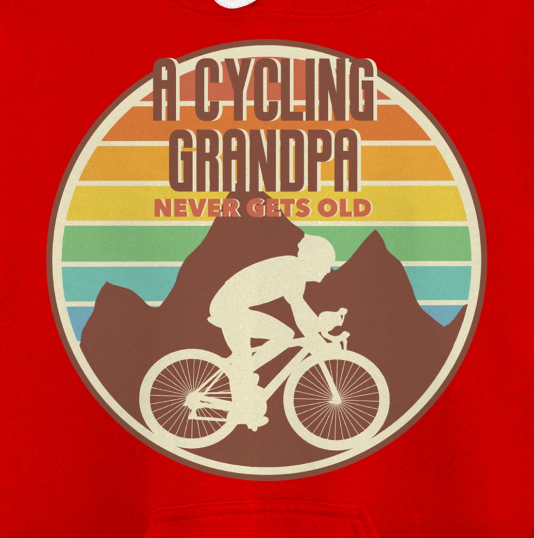 Funny Grandpa gift | A Cycling Grandpa Never Gets Old gift Pullover Hoodie