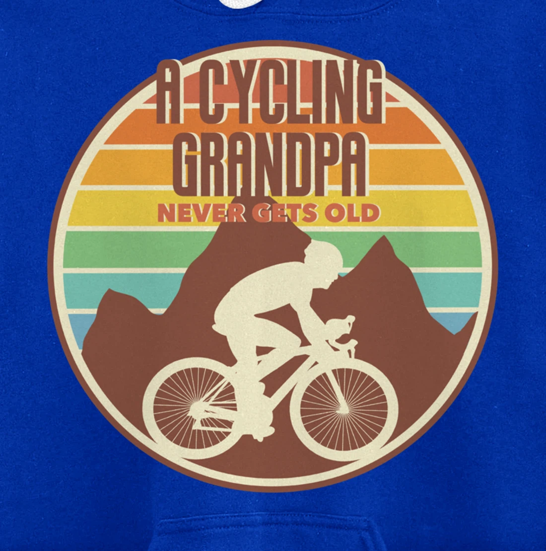 Funny Grandpa gift | A Cycling Grandpa Never Gets Old gift Pullover Hoodie