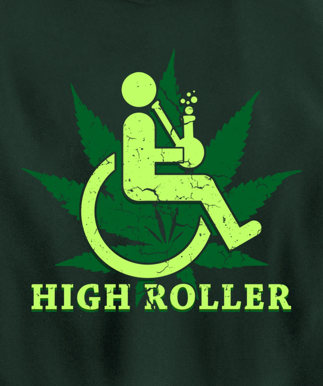 Funny Handicap Gift Shirt Disabled Amputee Humor Wheelchair Pullover Hoodie