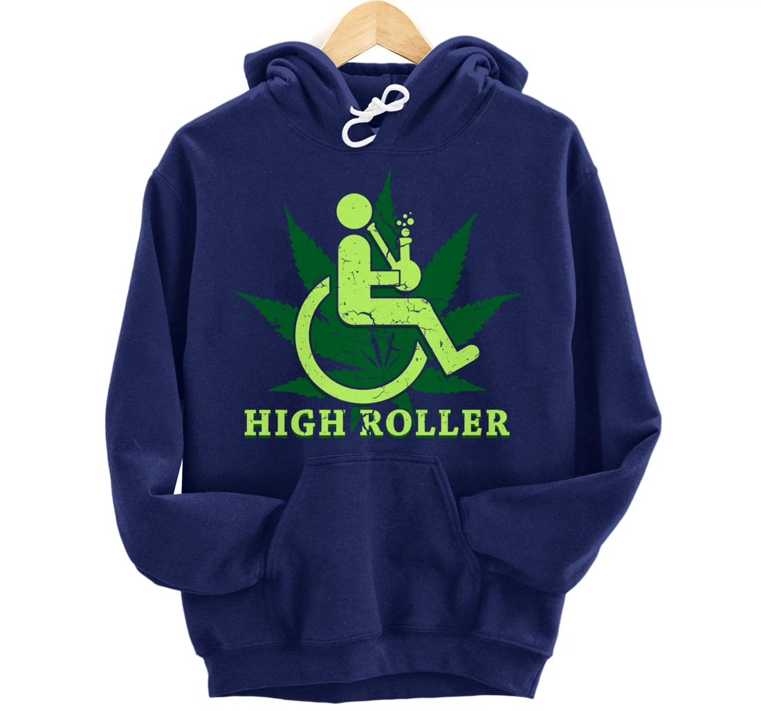 Funny Handicap Gift Shirt Disabled Amputee Humor Wheelchair Pullover Hoodie
