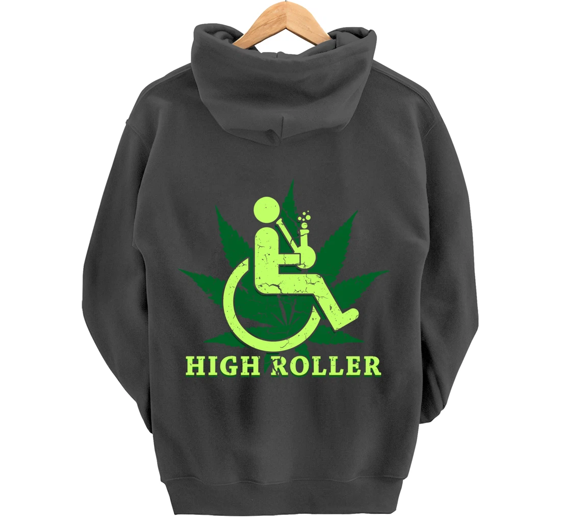 Funny Handicap Gift Shirt Disabled Amputee Humor Wheelchair Pullover Hoodie