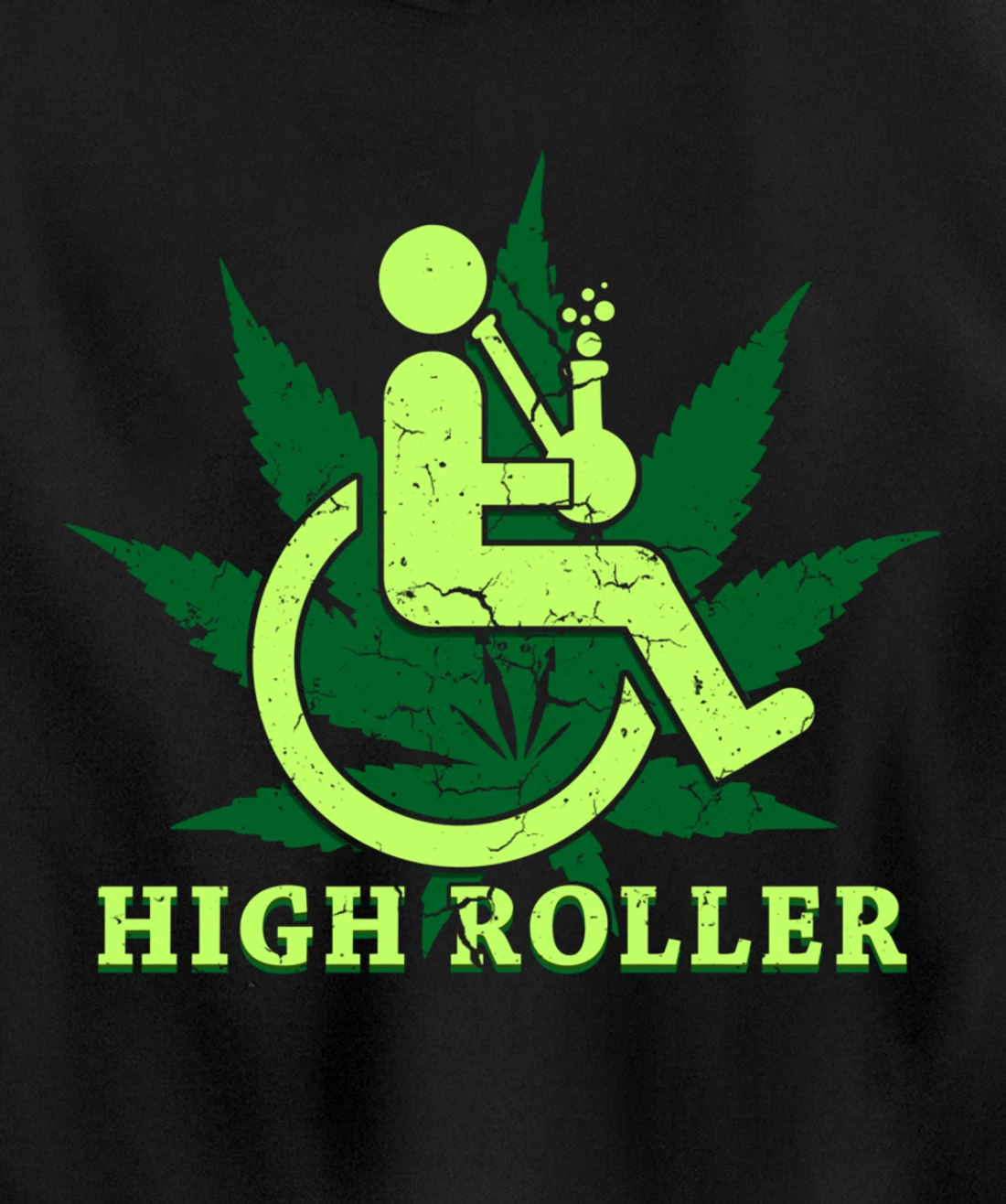 Funny Handicap Gift Shirt Disabled Amputee Humor Wheelchair Pullover Hoodie