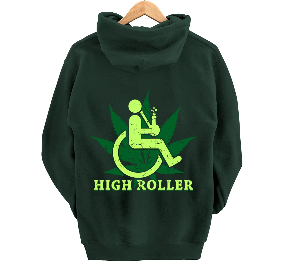 Funny Handicap Gift Shirt Disabled Amputee Humor Wheelchair Pullover Hoodie