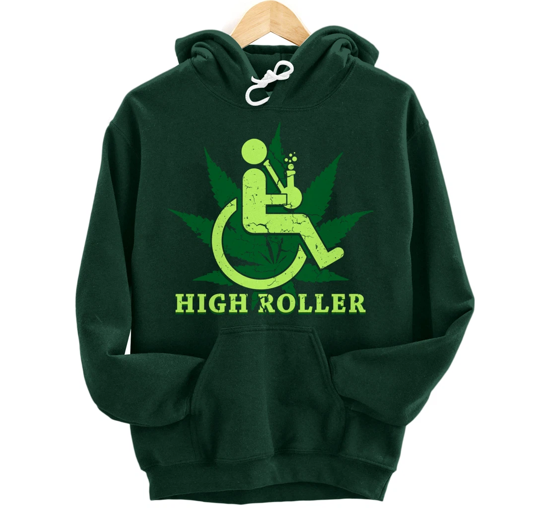 Funny Handicap Gift Shirt Disabled Amputee Humor Wheelchair Pullover Hoodie