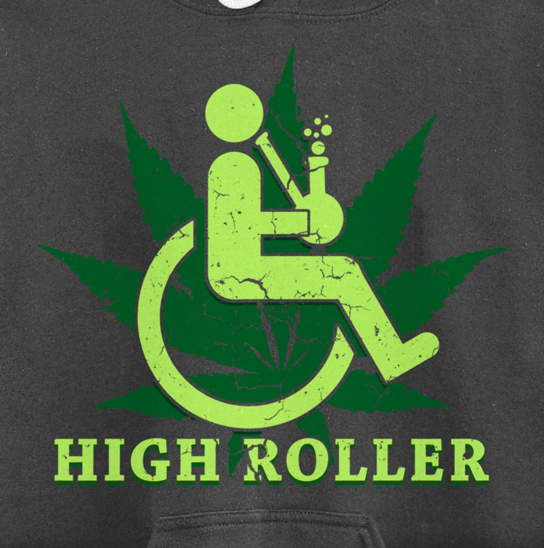 Funny Handicap Gift Shirt Disabled Amputee Humor Wheelchair Pullover Hoodie