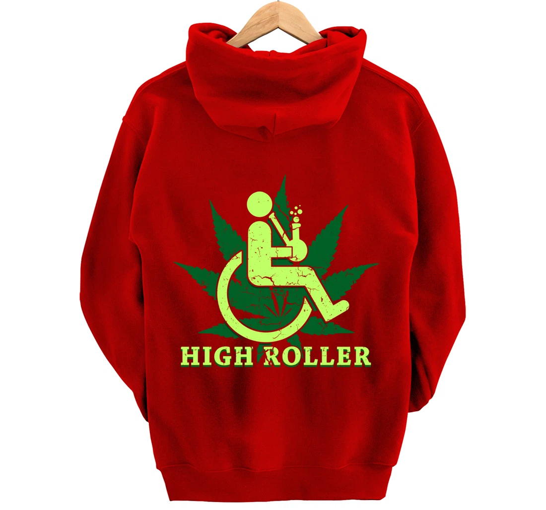Funny Handicap Gift Shirt Disabled Amputee Humor Wheelchair Pullover Hoodie