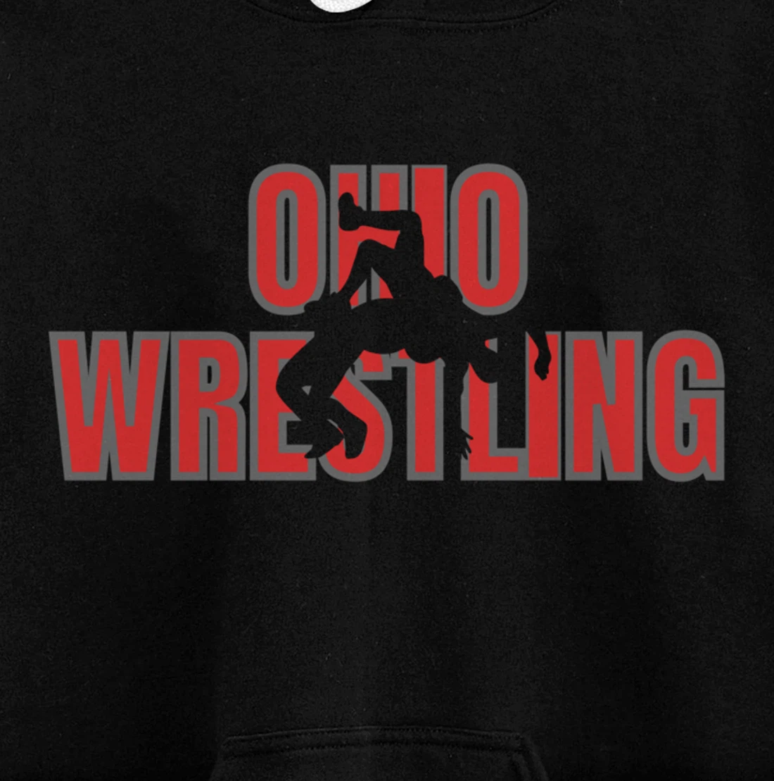 Wrestle Coach Ohio Wrestling Team Freestyle Wrestler Gear Pullover Hoodie