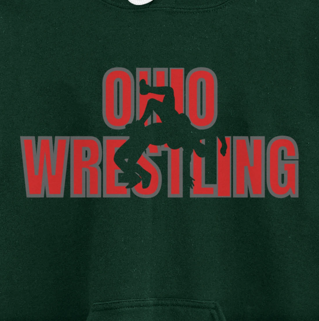 Wrestle Coach Ohio Wrestling Team Freestyle Wrestler Gear Pullover Hoodie