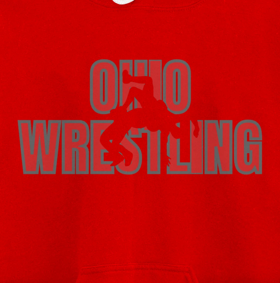 Wrestle Coach Ohio Wrestling Team Freestyle Wrestler Gear Pullover Hoodie