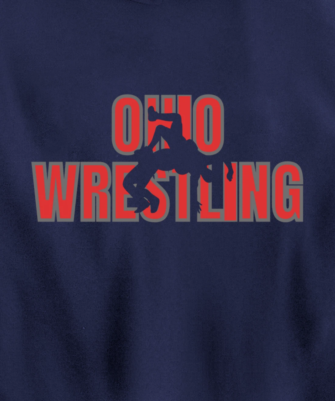 Wrestle Coach Ohio Wrestling Team Freestyle Wrestler Gear Pullover Hoodie