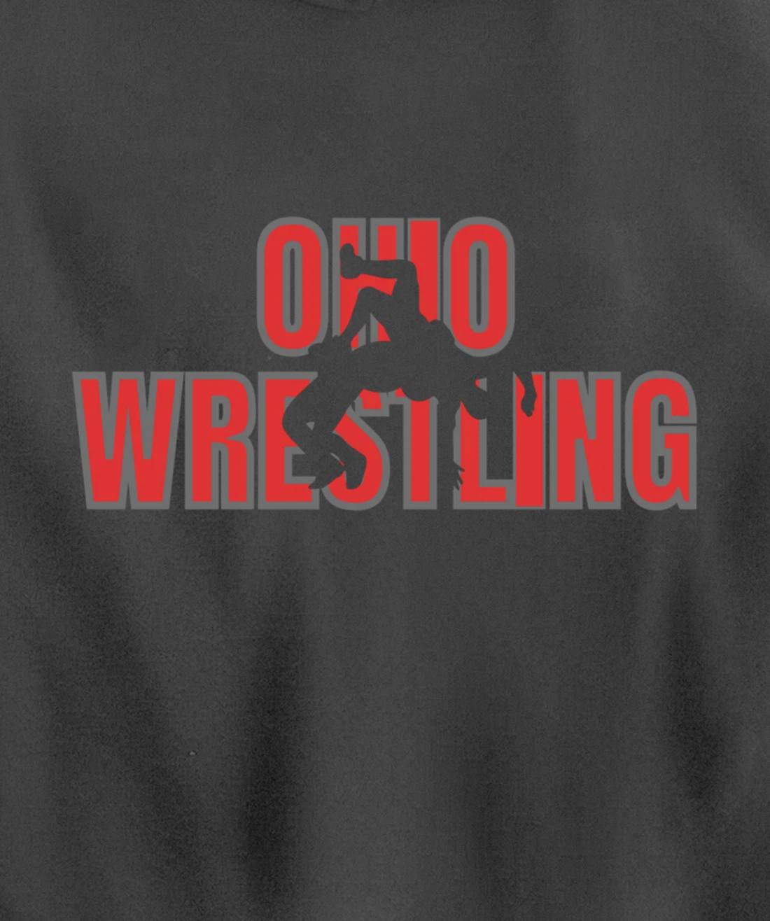 Wrestle Coach Ohio Wrestling Team Freestyle Wrestler Gear Pullover Hoodie