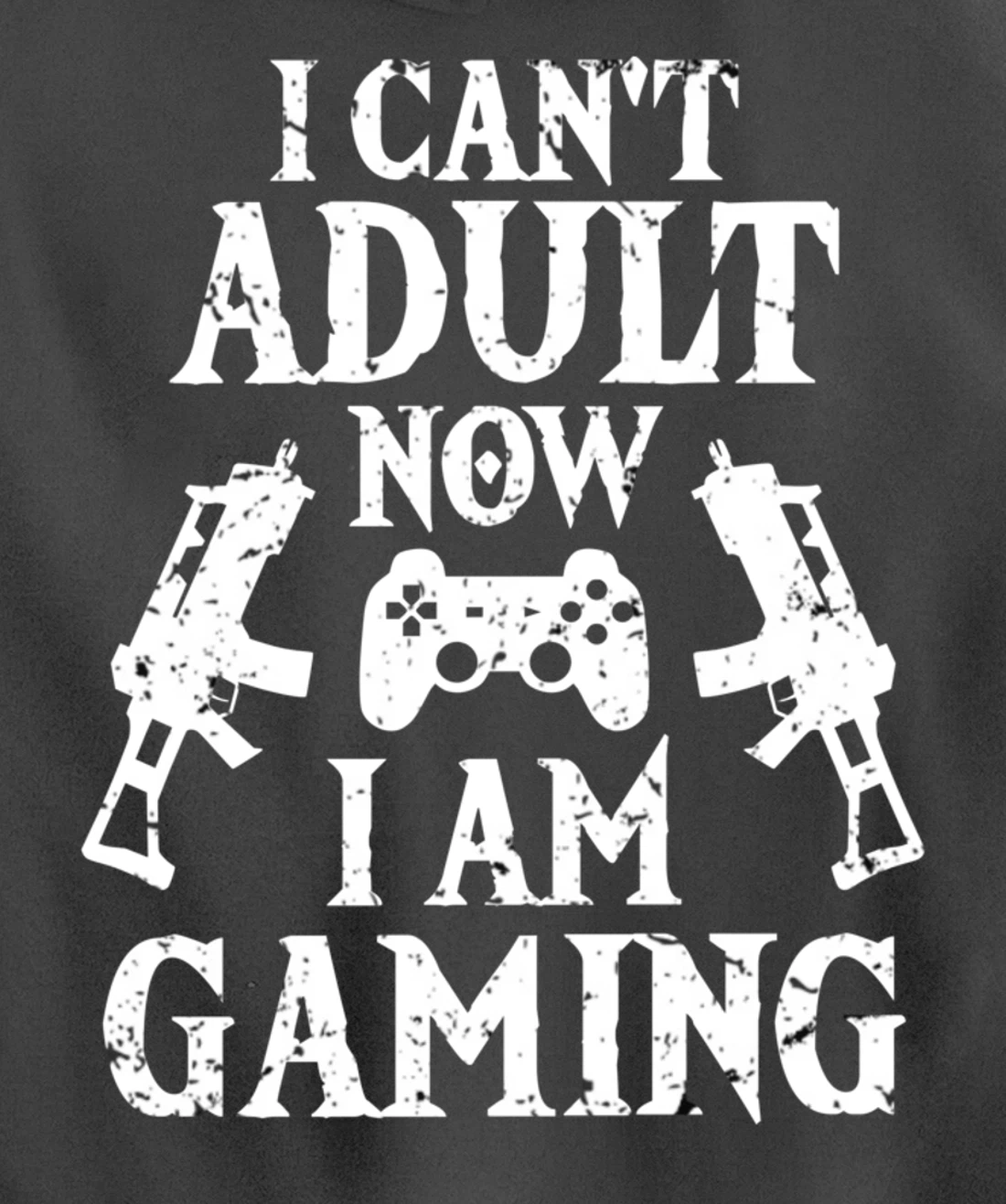 I can't Adult now I'm Gaming Funny Gamer Pullover Hoodie
