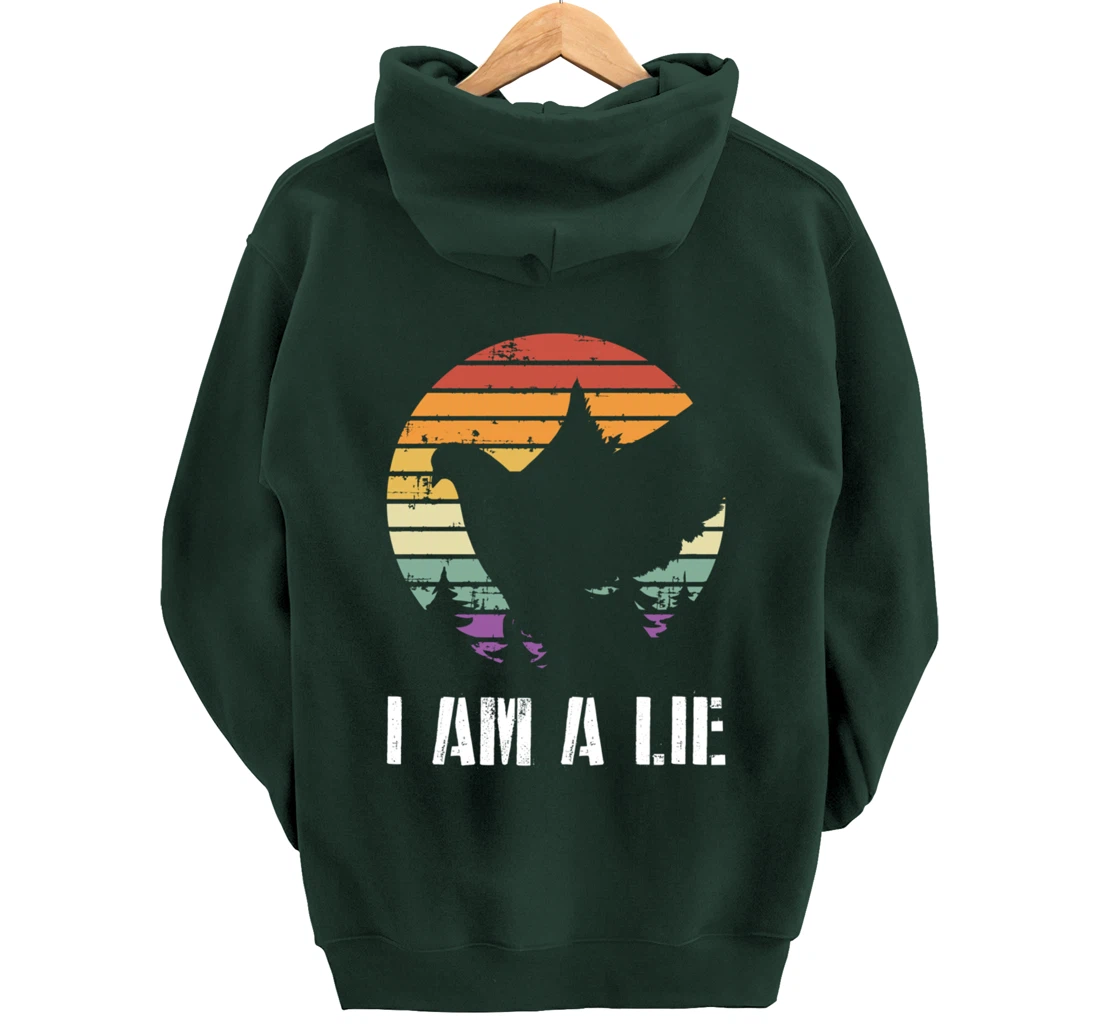 I Am A Lie Bird Aren't Real Spies Funny Bird Pullover Hoodie