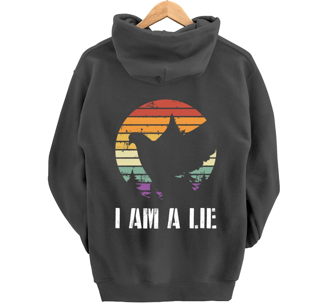 I Am A Lie Bird Aren't Real Spies Funny Bird Pullover Hoodie