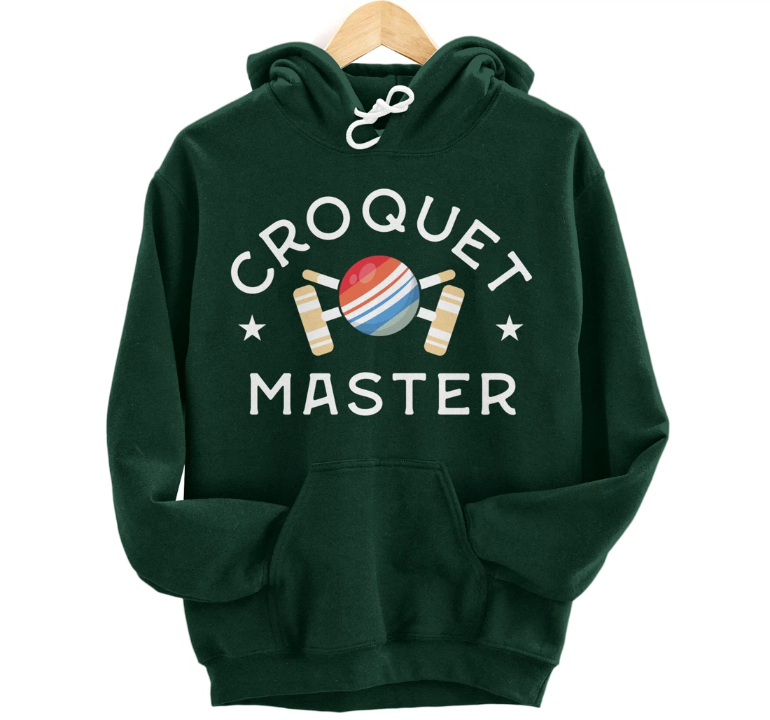 Retro Croquet Master Gift Croquet Shirts Wicket Club Coach Pullover Hoodie
