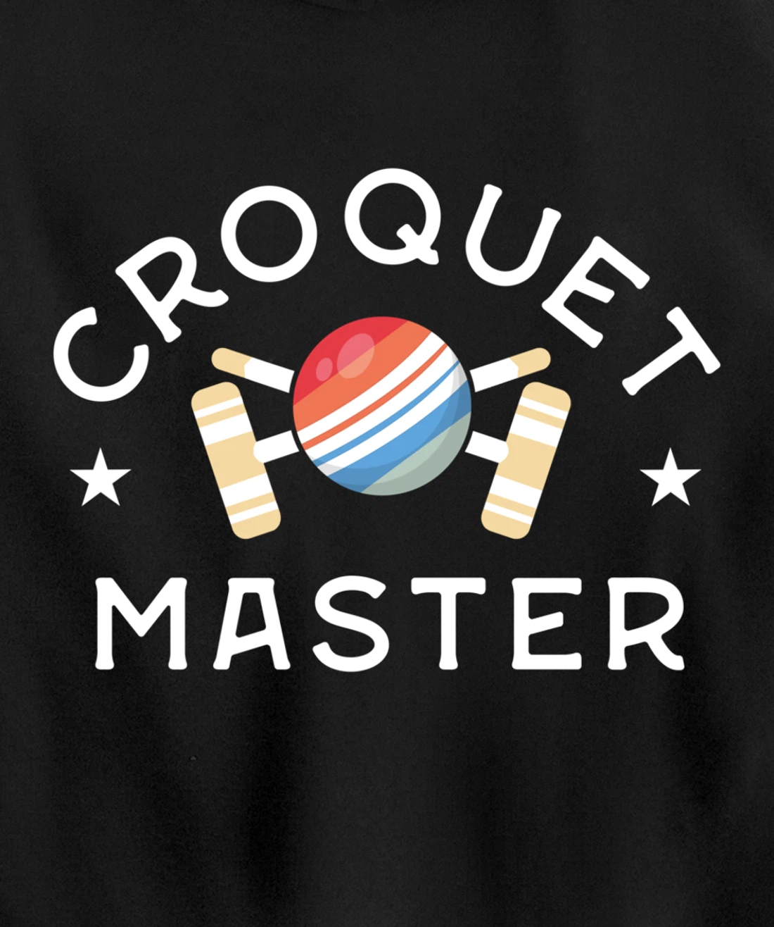 Retro Croquet Master Gift Croquet Shirts Wicket Club Coach Pullover Hoodie