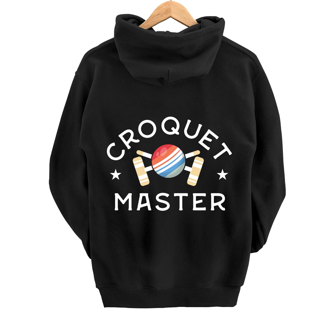 Retro Croquet Master Gift Croquet Shirts Wicket Club Coach Pullover Hoodie
