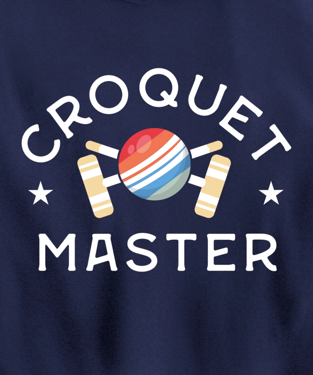 Retro Croquet Master Gift Croquet Shirts Wicket Club Coach Pullover Hoodie