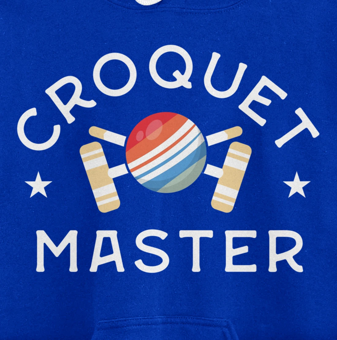 Retro Croquet Master Gift Croquet Shirts Wicket Club Coach Pullover Hoodie