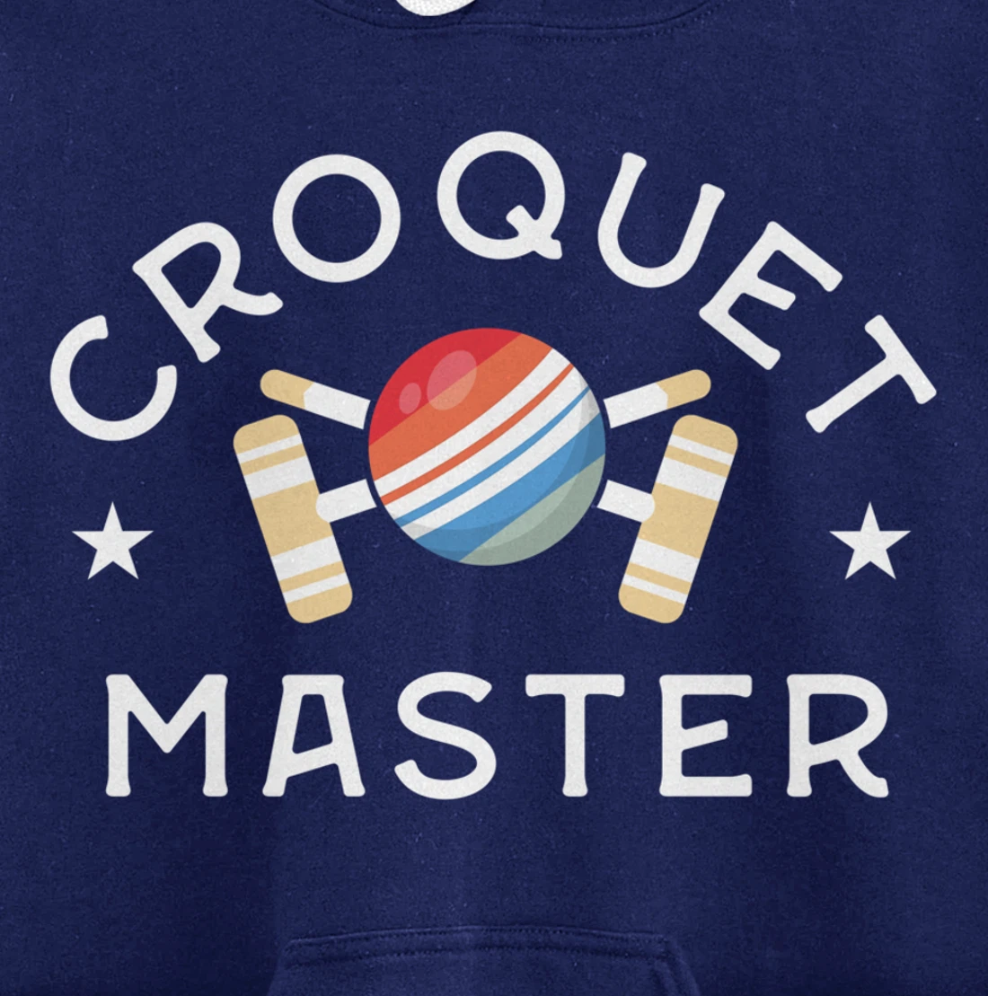 Retro Croquet Master Gift Croquet Shirts Wicket Club Coach Pullover Hoodie