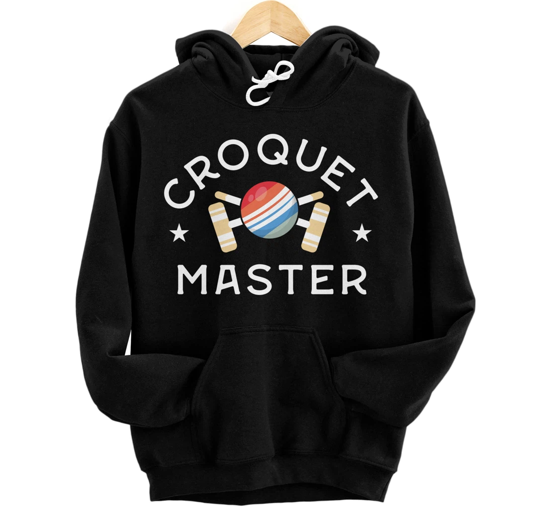 Retro Croquet Master Gift Croquet Shirts Wicket Club Coach Pullover Hoodie