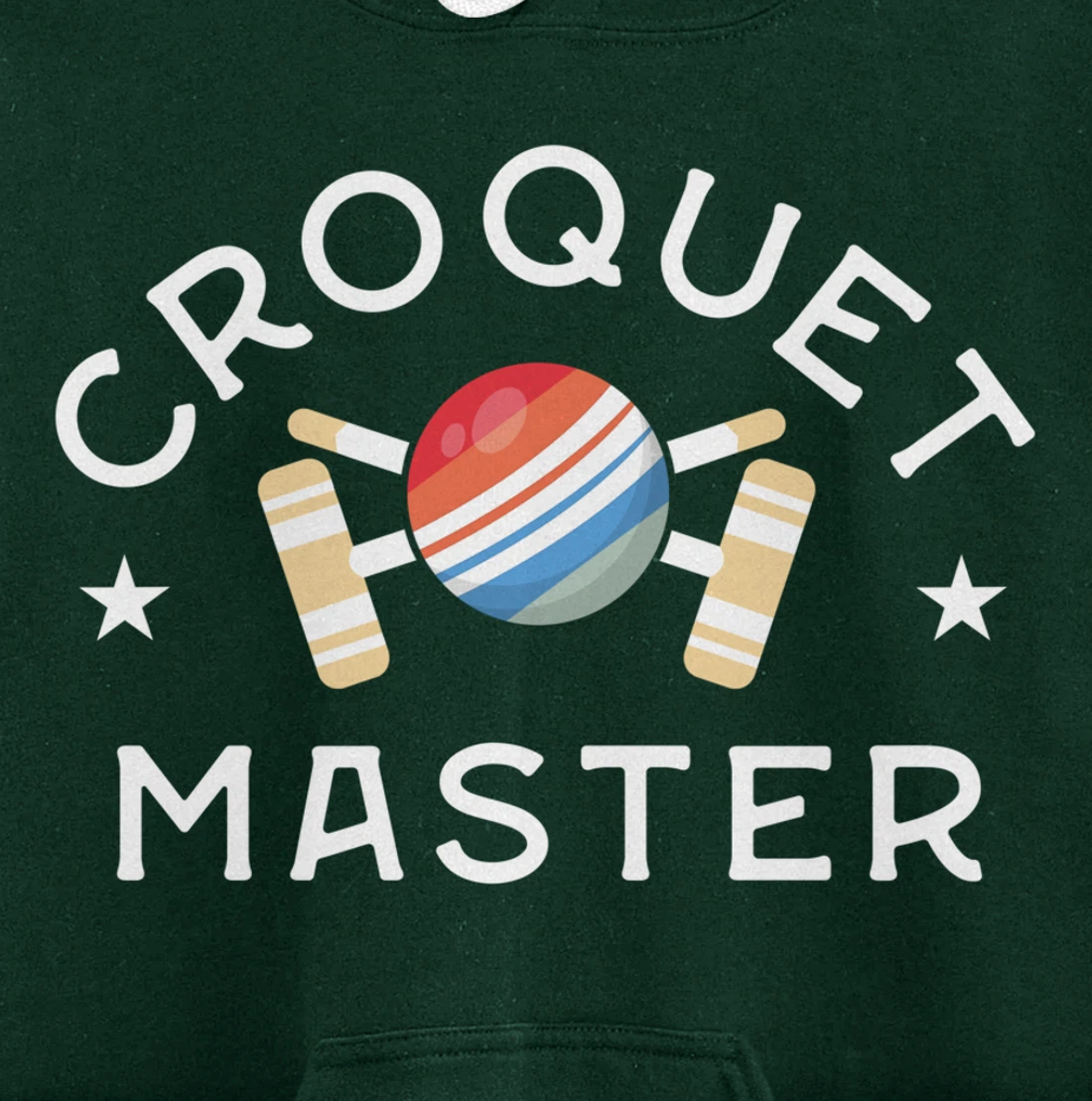Retro Croquet Master Gift Croquet Shirts Wicket Club Coach Pullover Hoodie