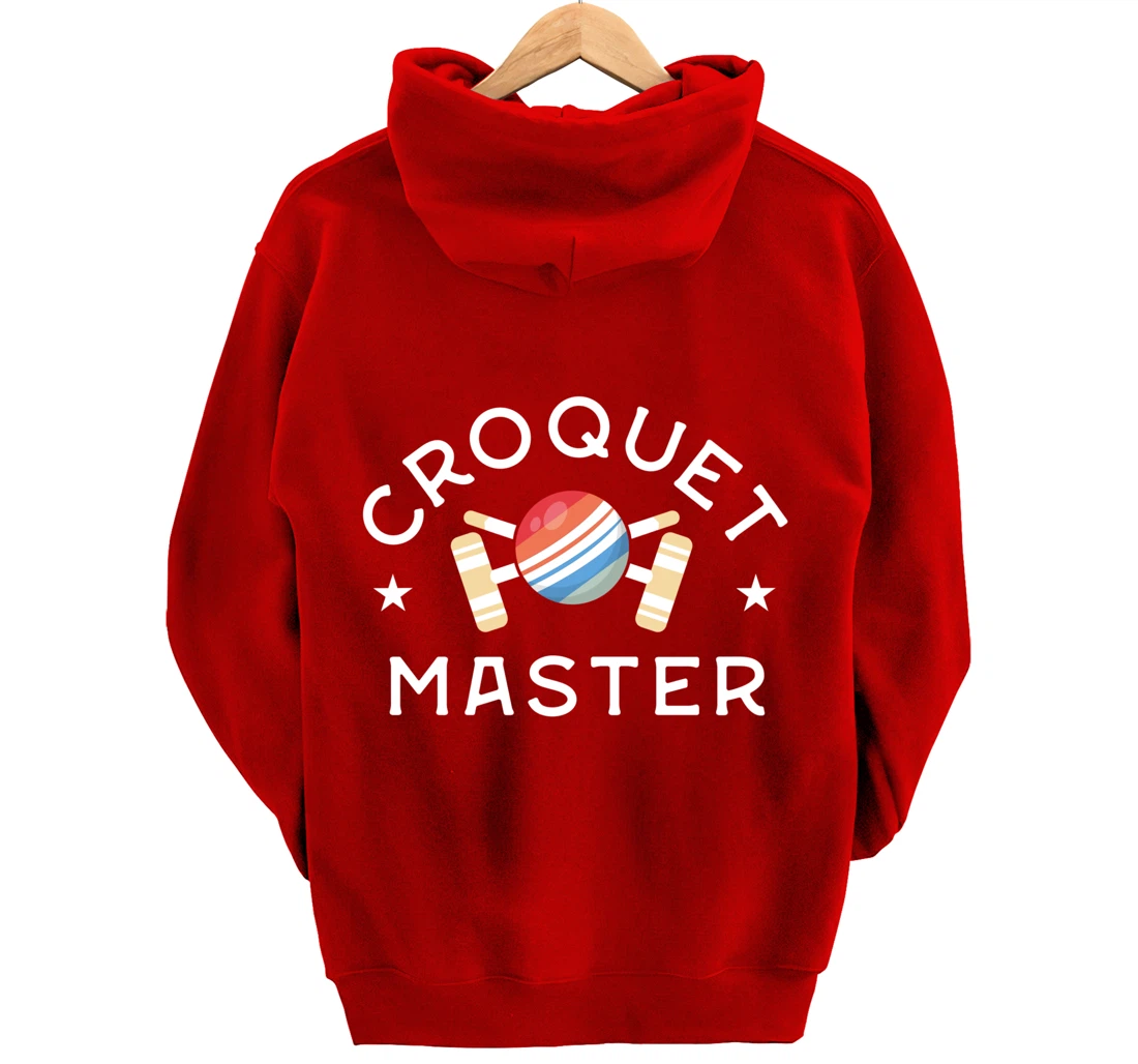 Retro Croquet Master Gift Croquet Shirts Wicket Club Coach Pullover Hoodie