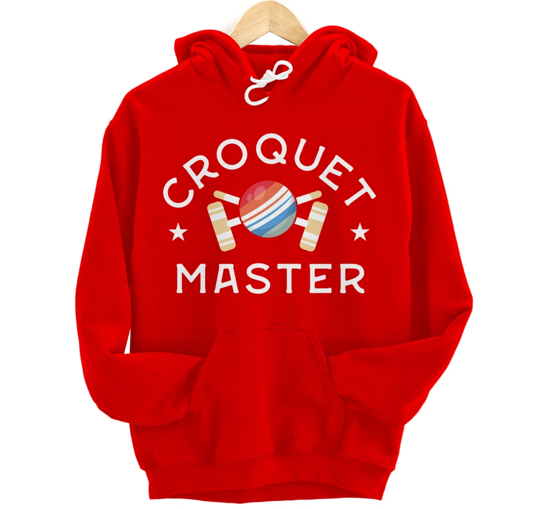 Retro Croquet Master Gift Croquet Shirts Wicket Club Coach Pullover Hoodie