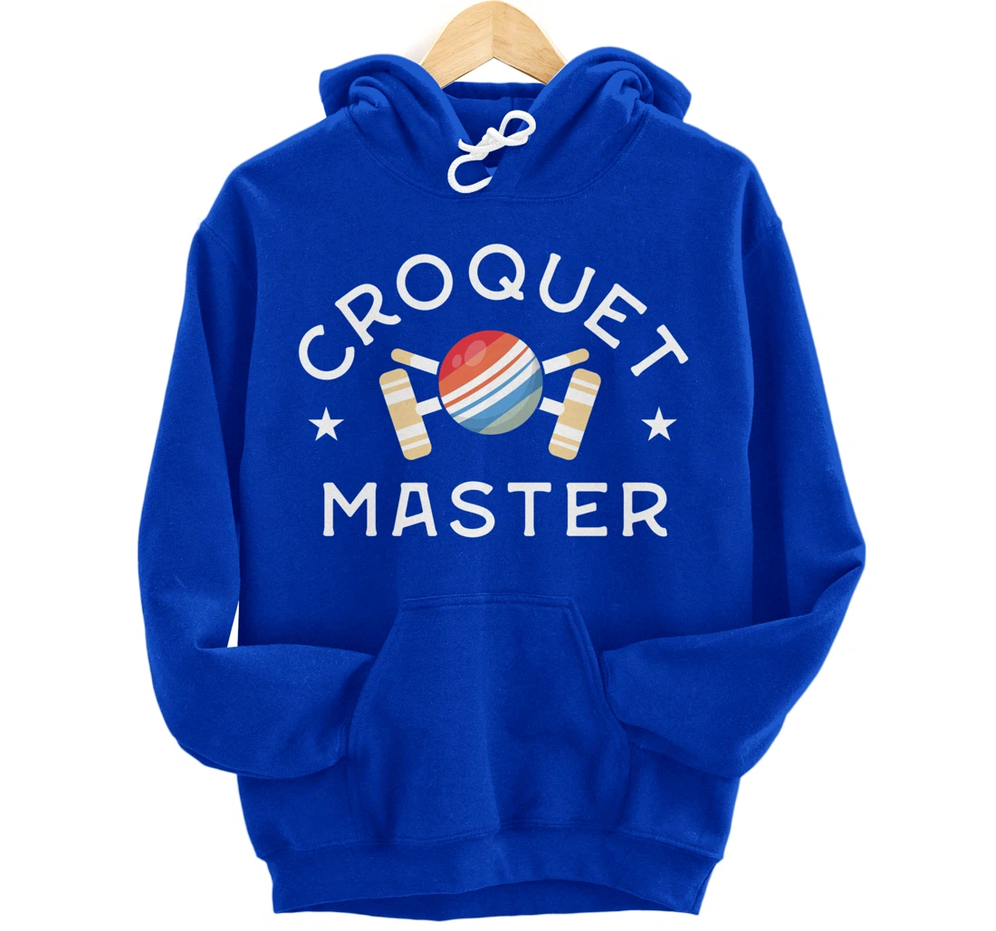 Retro Croquet Master Gift Croquet Shirts Wicket Club Coach Pullover Hoodie