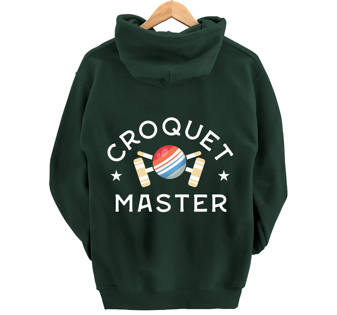 Retro Croquet Master Gift Croquet Shirts Wicket Club Coach Pullover Hoodie