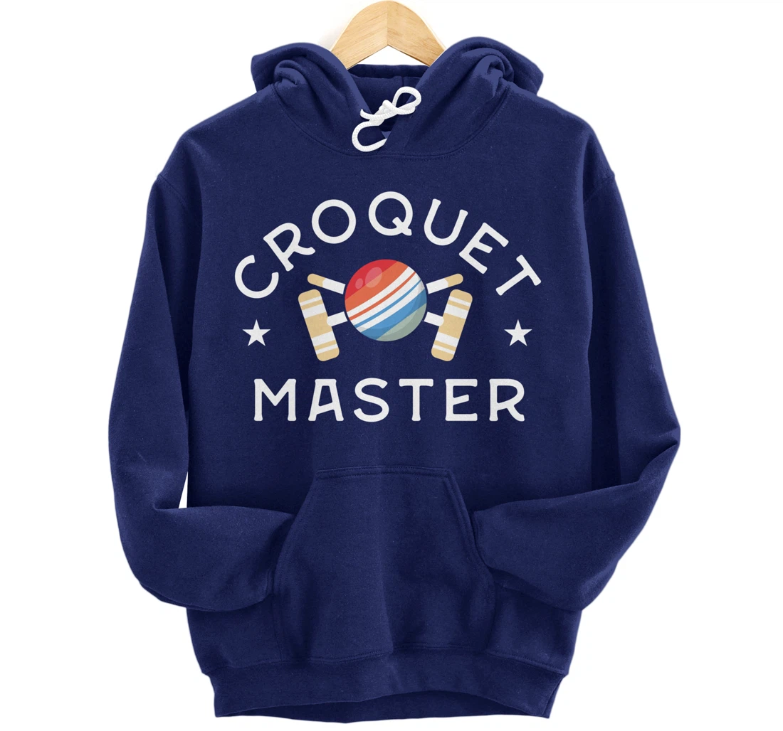 Retro Croquet Master Gift Croquet Shirts Wicket Club Coach Pullover Hoodie