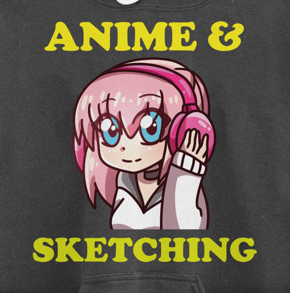 Anime Gift Funny Anime Cute Kawaii Anime and Sketching Pullover Hoodie