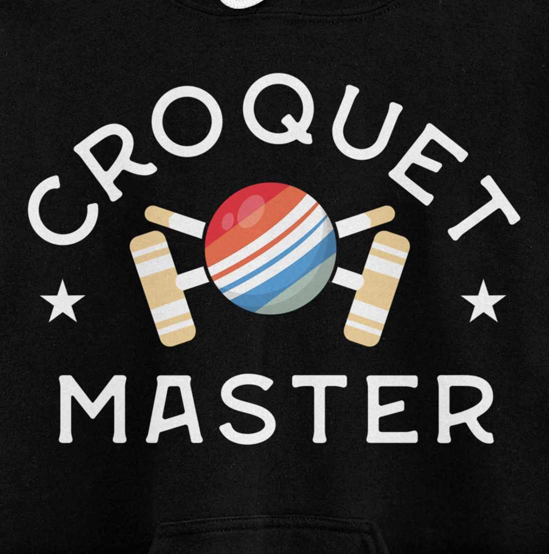 Retro Croquet Master Gift Croquet Shirts Wicket Club Coach Pullover Hoodie