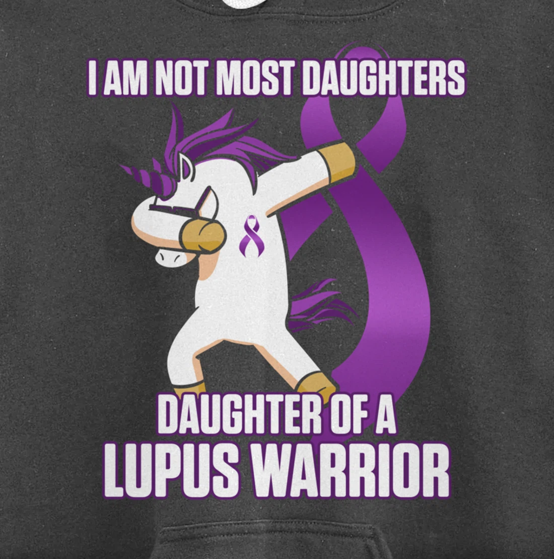 Lupus Appreciation Survivor Warrior Pullover Hoodie