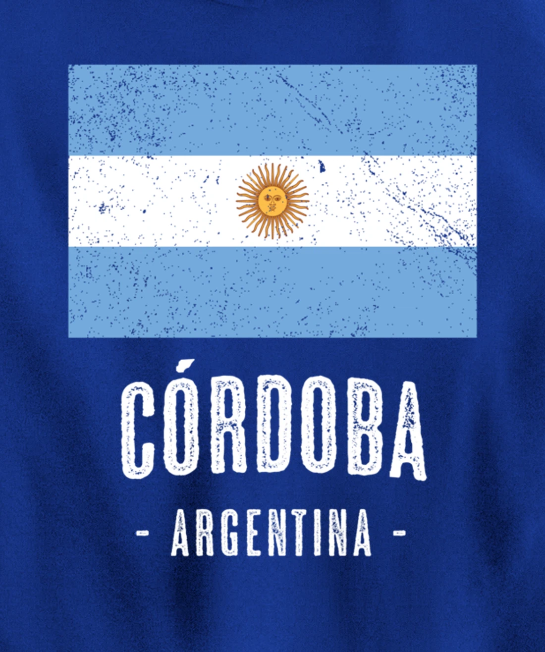 City of Córdoba - Argentina | Argentinian Flag Merch - Pullover Hoodie