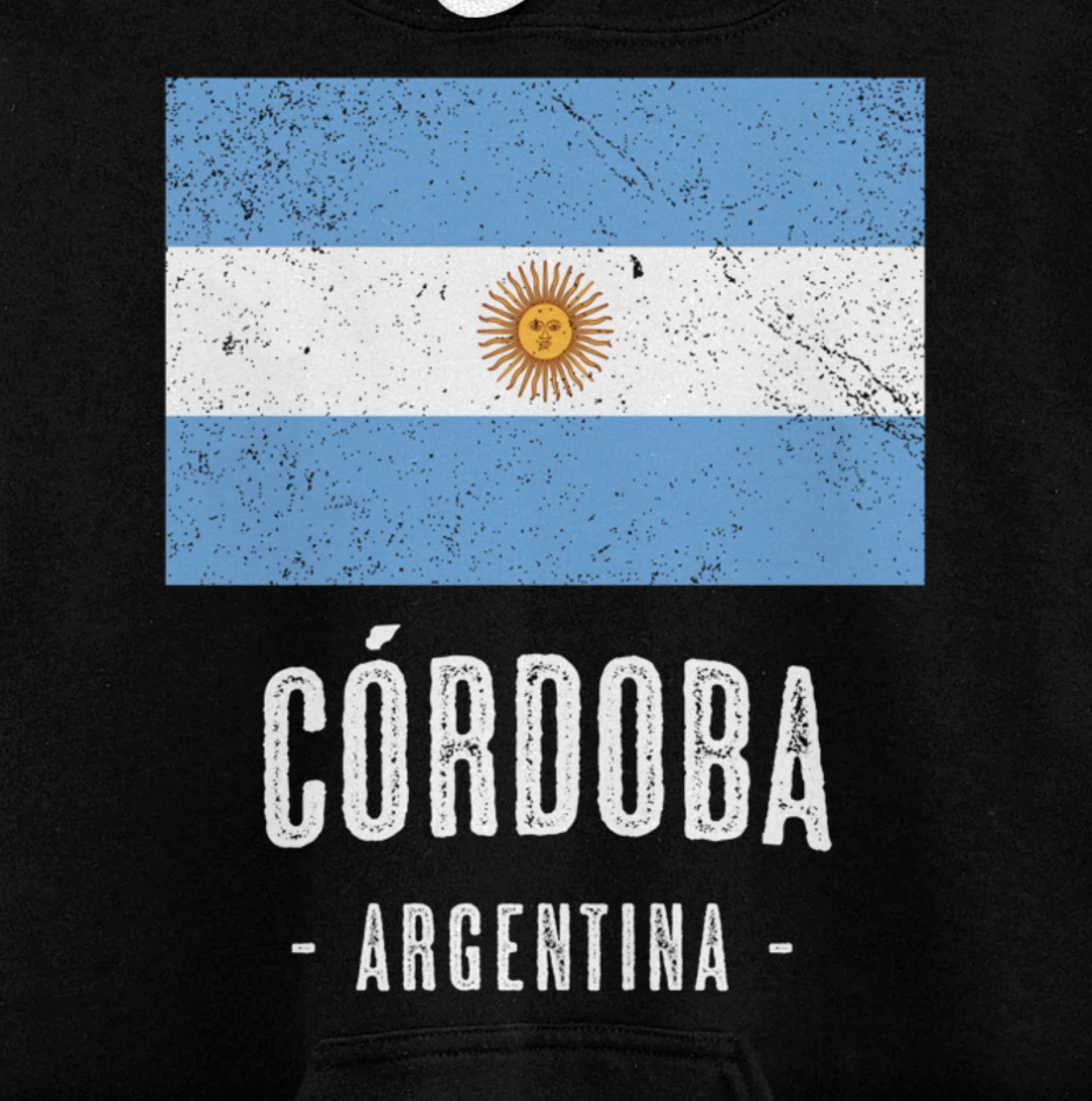 City of Córdoba - Argentina | Argentinian Flag Merch - Pullover Hoodie