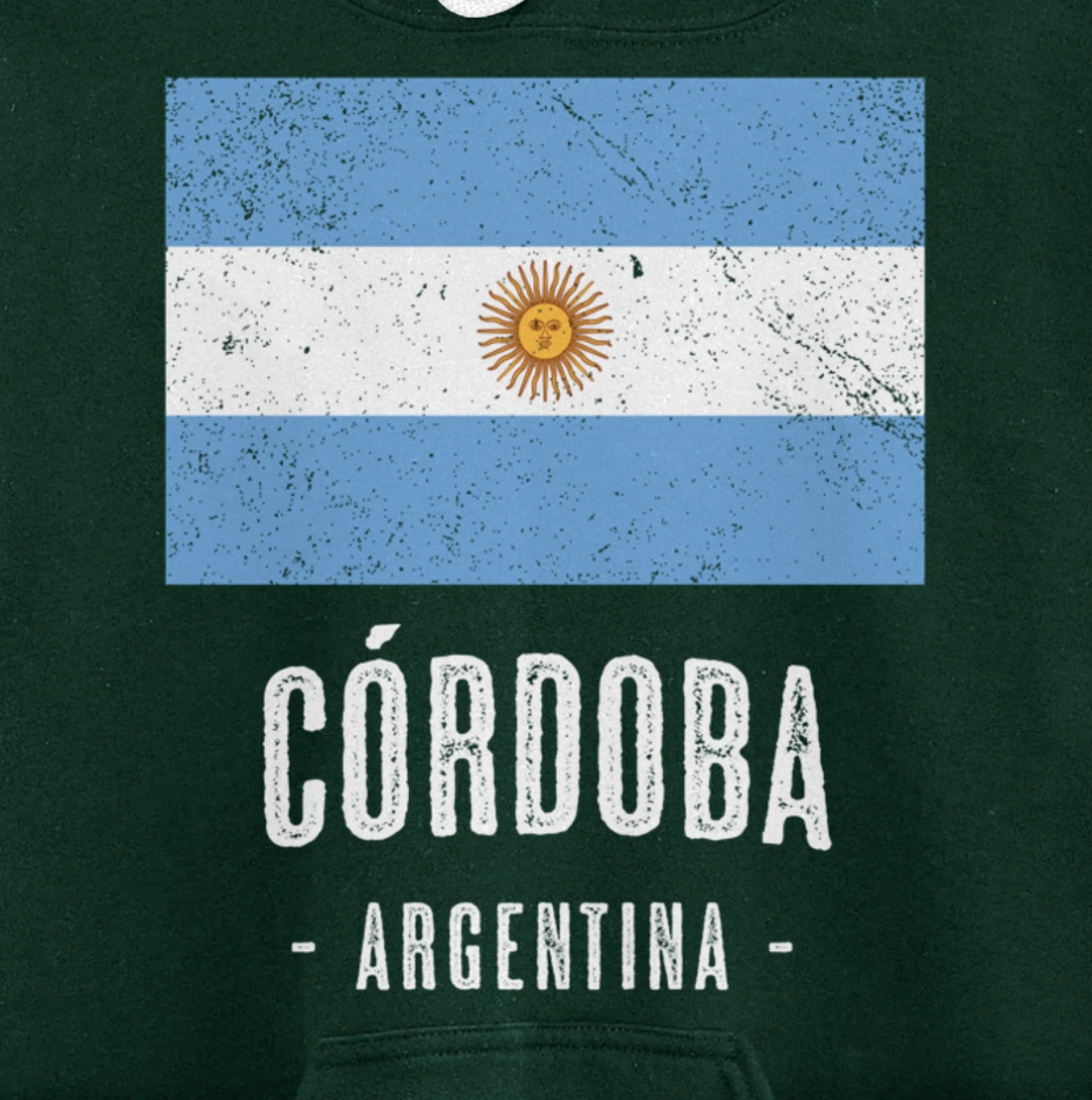 City of Córdoba - Argentina | Argentinian Flag Merch - Pullover Hoodie