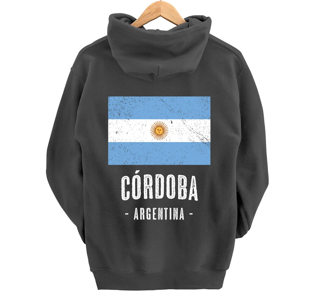 City of Córdoba - Argentina | Argentinian Flag Merch - Pullover Hoodie