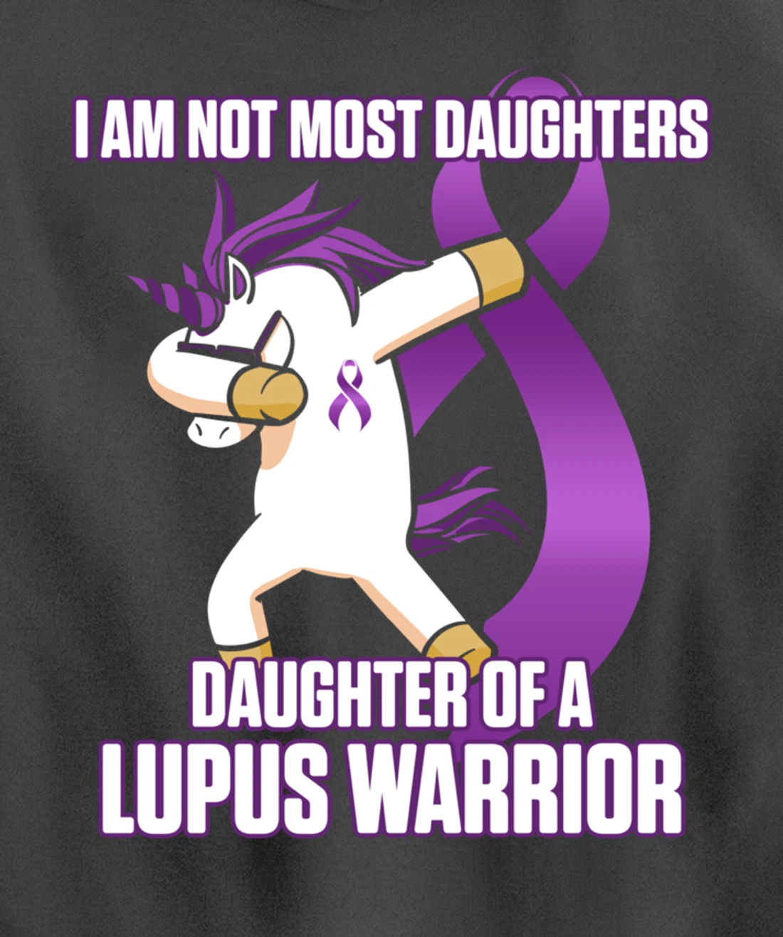 Lupus Appreciation Survivor Warrior Pullover Hoodie