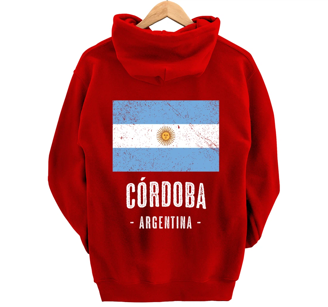City of Córdoba - Argentina | Argentinian Flag Merch - Pullover Hoodie