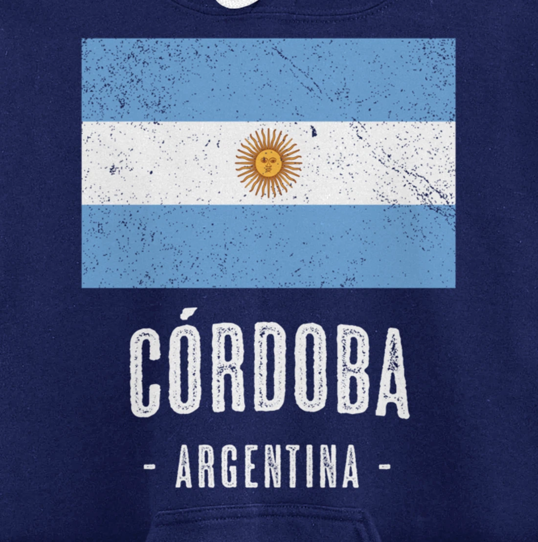 City of Córdoba - Argentina | Argentinian Flag Merch - Pullover Hoodie