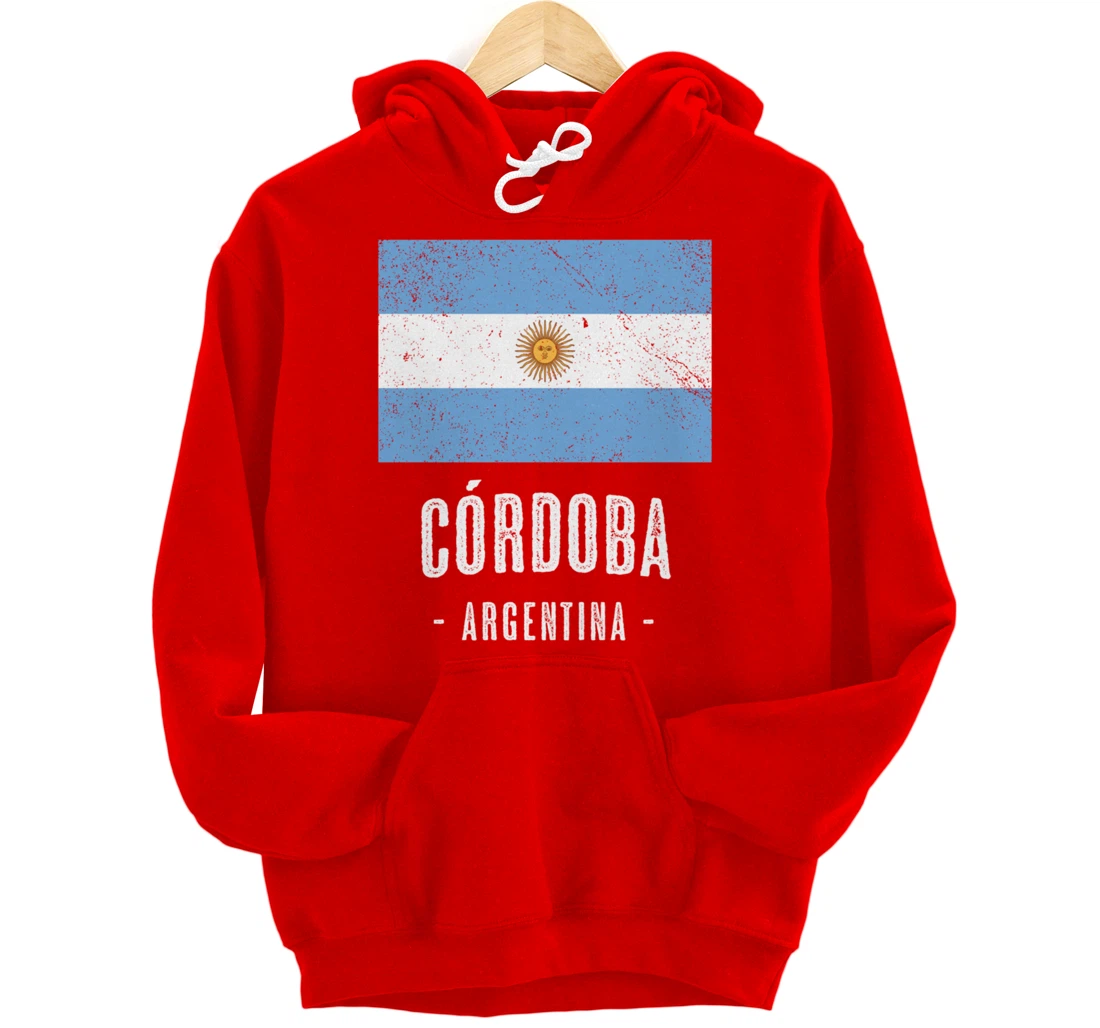 City of Córdoba - Argentina | Argentinian Flag Merch - Pullover Hoodie